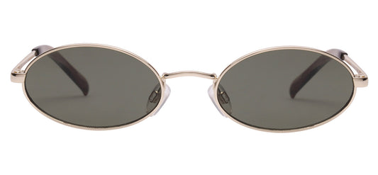 Le Specs Love Train Sunglasses - Bright Gold / Khaki