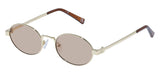Le Specs Poseidon Deux Sunglasses - Gold / Tan
