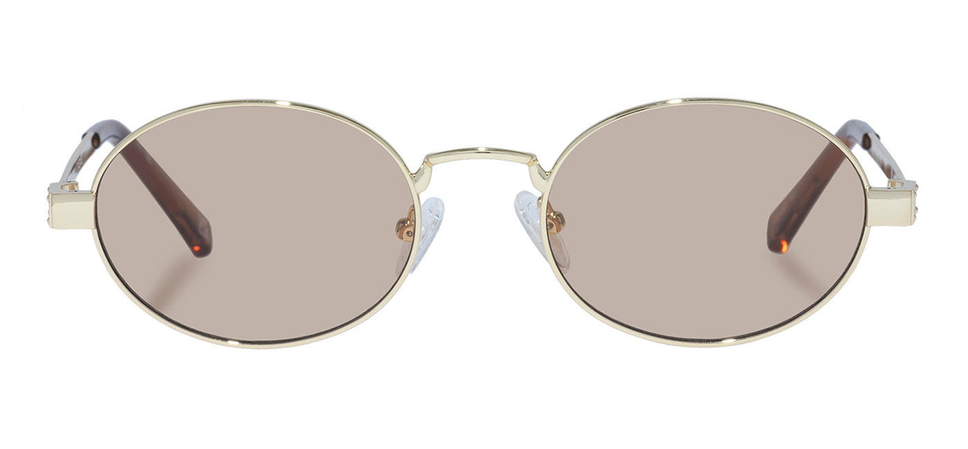 Le Specs Poseidon Deux Sunglasses - Gold / Tan