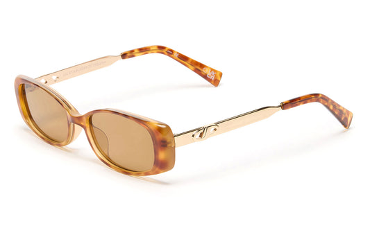 Le Specs Lil Starlight Sunglasses - Vintage Tort / Latte Tint