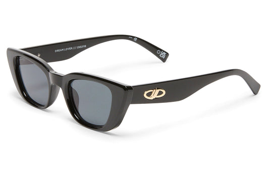 Le Specs Dream Lover Sunglasses - Black / Smoke Mono