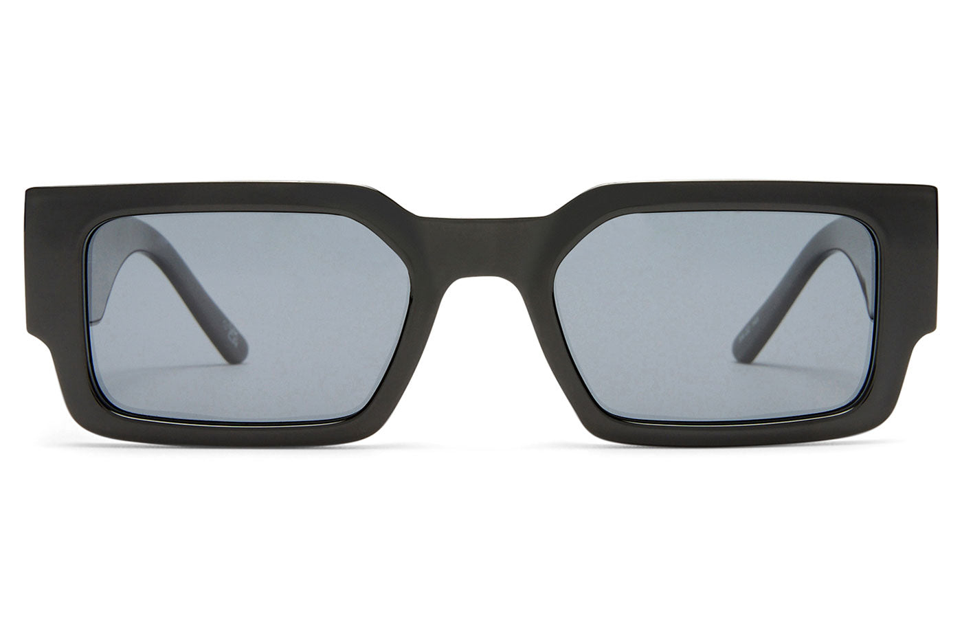 Le Specs Contemplation Sunglasses - Black / Smoke Mono Polarised