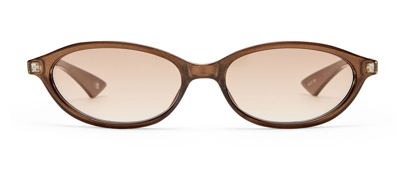 Le Specs Duskfall Sunglasses - Pearl Chocolate / Warm Smoke Grad