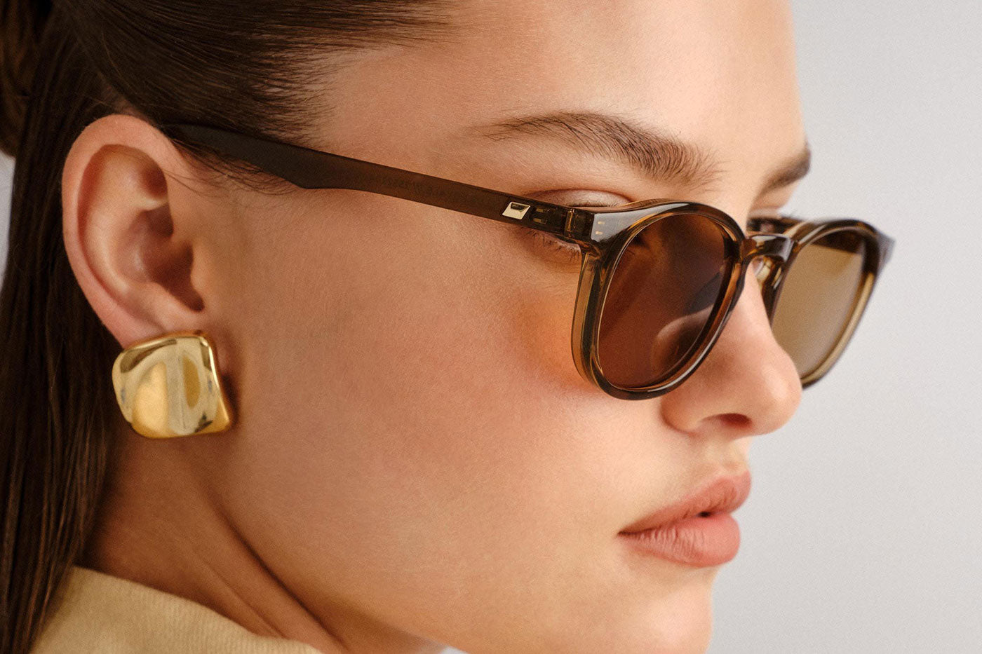 Le Specs Club Royale Sunglasses - Umber / Light Brown Mono