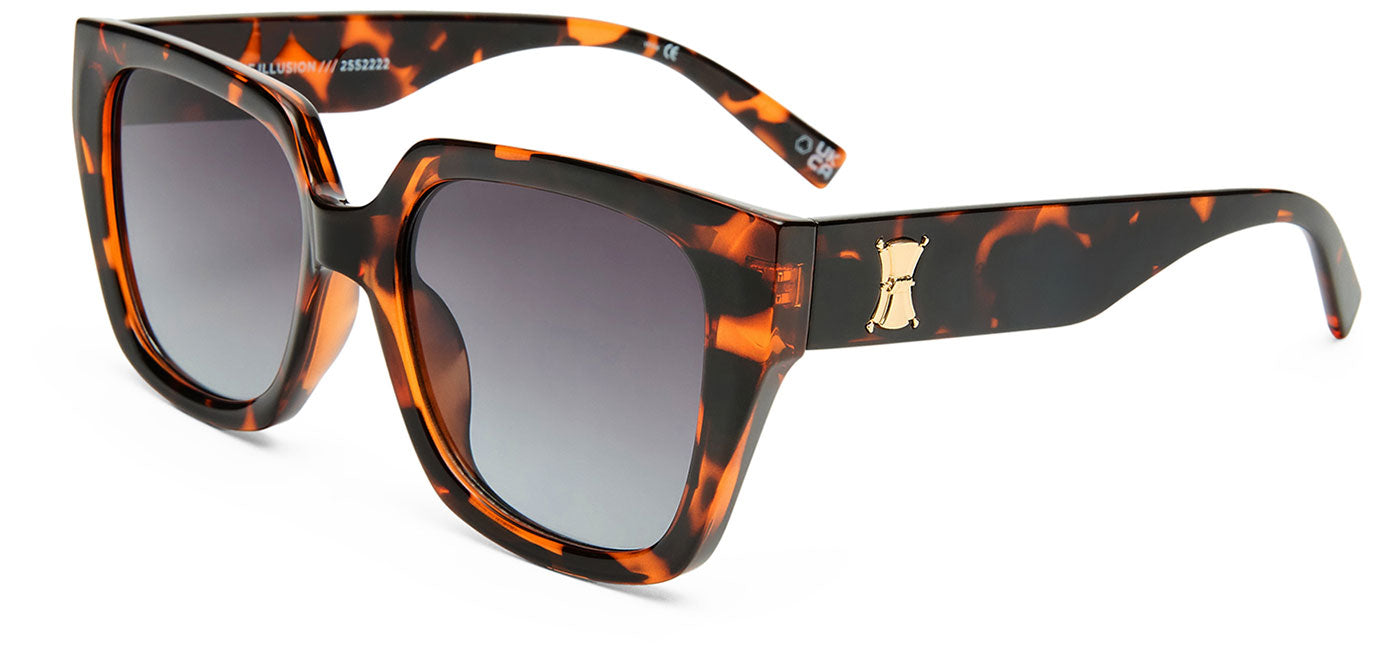 Le Specs The Illusion Sunglasses - Tort / Khaki Grad