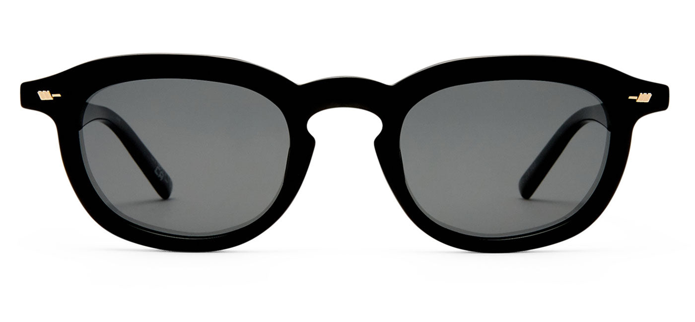 Le Specs Heart Throb Sunglasses - Black / Smoke Mono Polarised