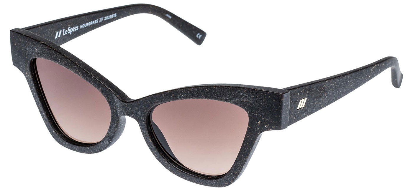 Le Specs Hourgrass Sunglasses - Midnight Grass / Rose Gradient