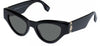Le Specs Fanplastico Sunglasses - Black / Green