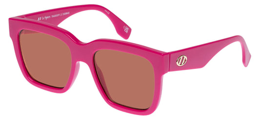Le Specs Tradeoff Sunglasses - Hot Pink / Cinnamon Tint