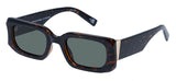 Le Specs Rippled Rebel Sunglasses - Tortoise / Khaki