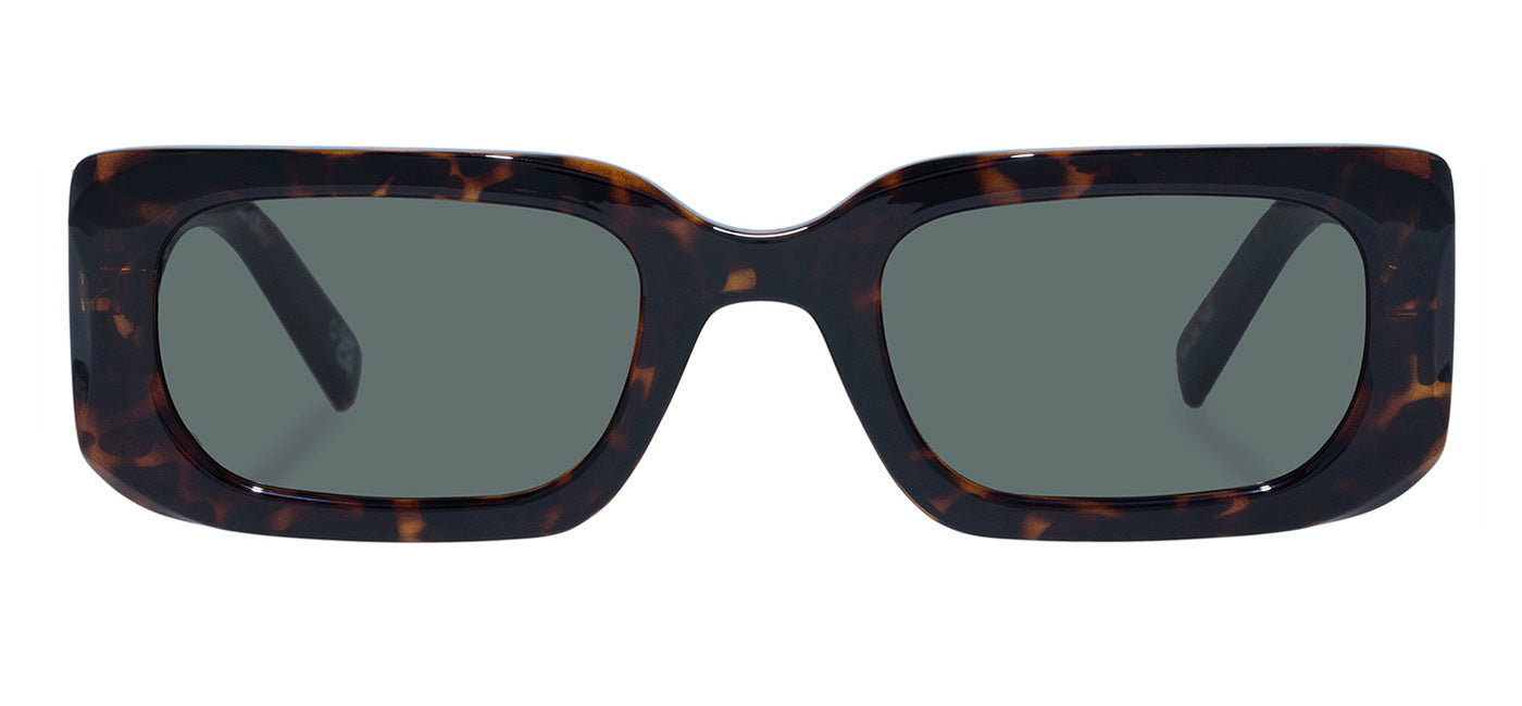 Le Specs Rippled Rebel Sunglasses - Tortoise / Khaki