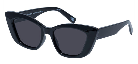 Le Specs Tranquil Turmoil Sunglasses - Black / Smoke