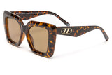 Le Specs Unimaginable Sunglasses - Dark Tort / Brown Mono