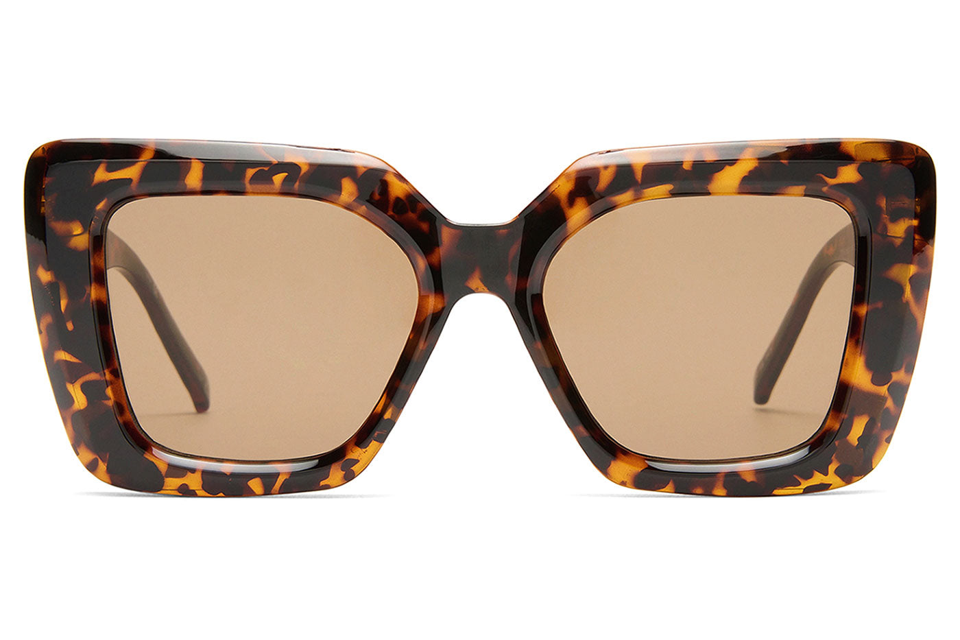 Le Specs Unimaginable Sunglasses - Dark Tort / Brown Mono