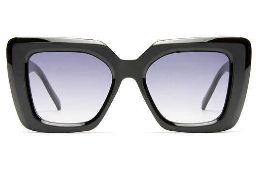 Le Specs Unimaginable Sunglasses - Black / Smoke Gradient