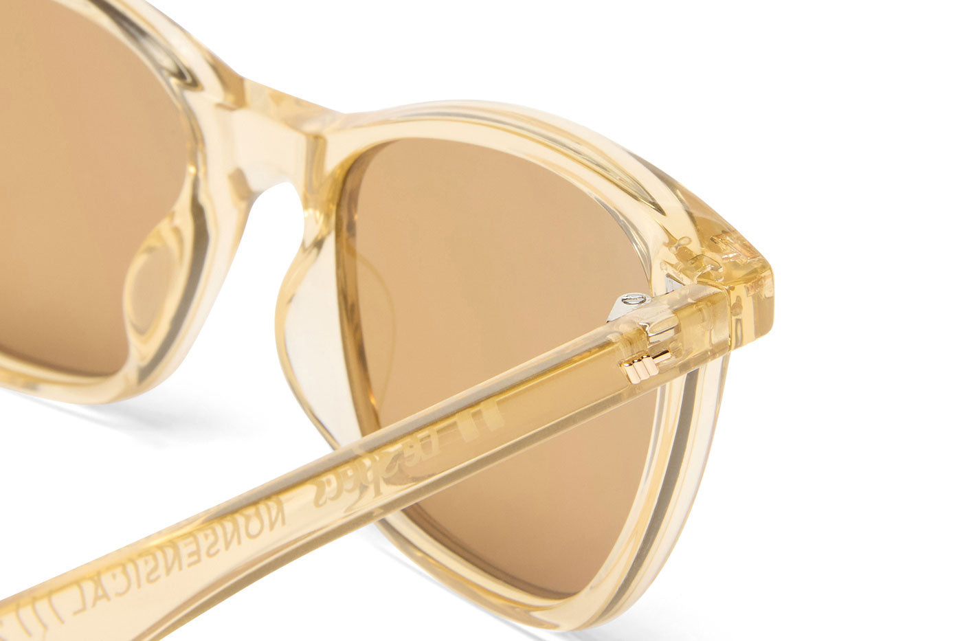 Le Specs Nonsensical Sunglasses - Blonde / Light Brown Mono