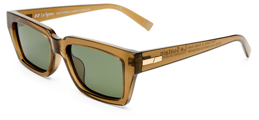 Le Specs Nocturnal Habit Sunglasses - Umber / Khaki Mono Polarised