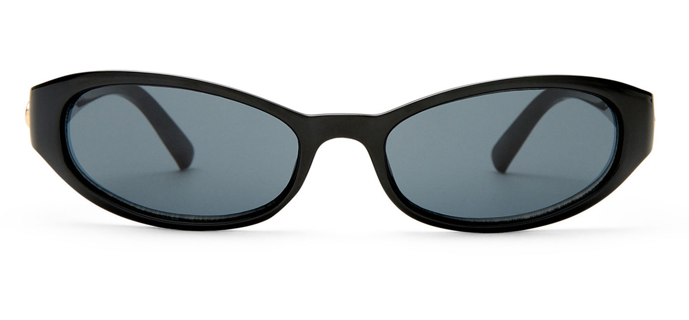 Le Specs Popalicious + Sunglasses - Black / Smoke Mono