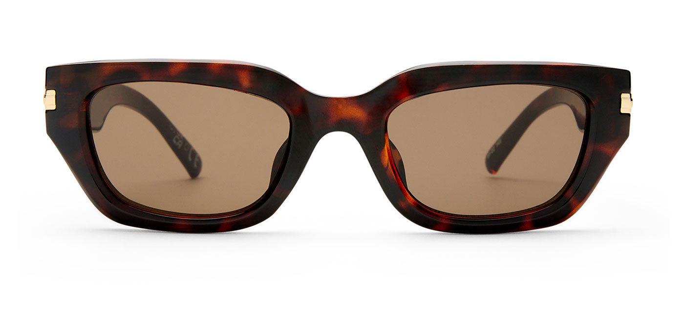 Le Specs Cubito + Sunglasses - Tort / Brown Mono