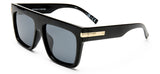 Le Specs Offside + Sunglasses - Black / Smoke Mono Polarised