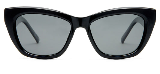 Le Specs Lumen + Sunglasses - Black / Smoked Mono Polarised