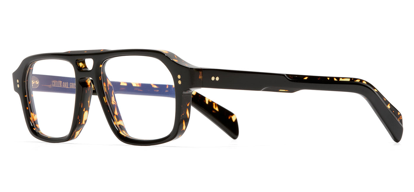 Cutler and Gross GR15 Glasses - Black on Havana