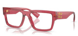 Miu Miu MU 02XV Glasses - Bordeaux Transparent