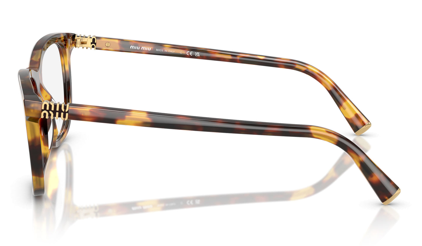 Miu Miu MU 01WV Glasses - Honey Havana
