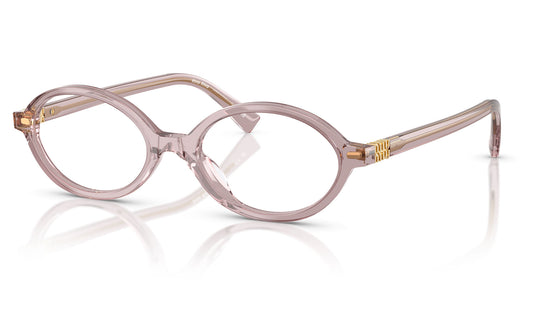 Miu Miu MU 01XV Glasses - Mauve Transparent