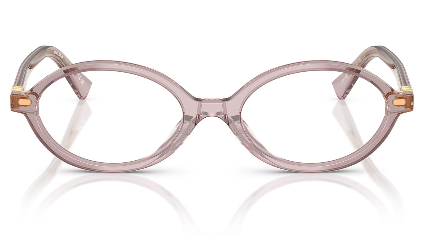 Miu Miu MU 01XV Glasses - Mauve Transparent