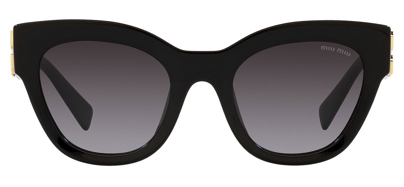 Miu Miu MU 01YS Sunglasses - Black / Grey Gradient