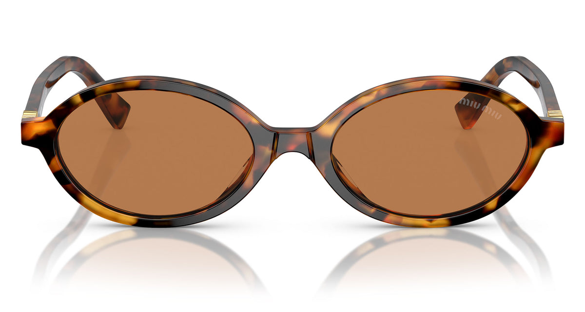 Miu Miu MU 04ZS Sunglasses - Light Havana / Brown