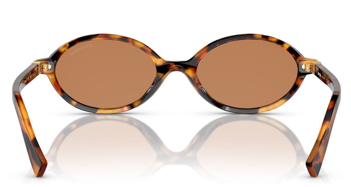 Miu Miu MU 04ZS Sunglasses - Light Havana / Brown