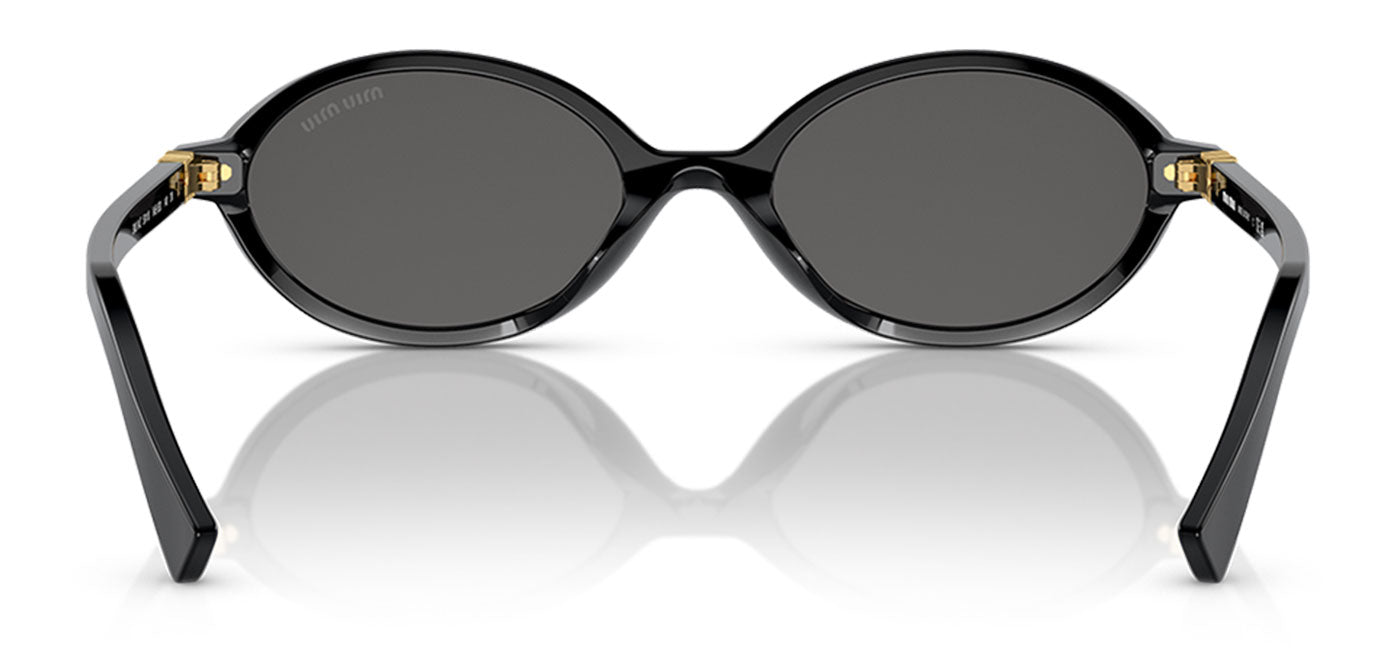 Miu Miu MU 04ZS Sunglasses - Black / Dark Grey