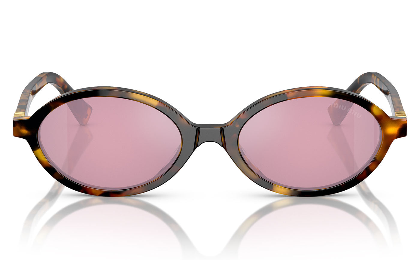 Miu Miu MU 04ZS Sunglasses - Honey Havana / Bordeaux