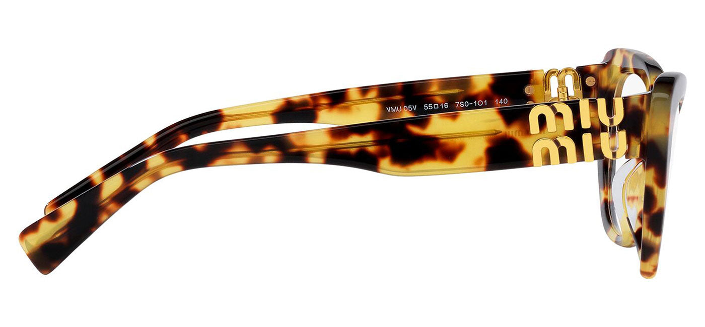 Miu Miu MU 05VV Glasses - Light Havana