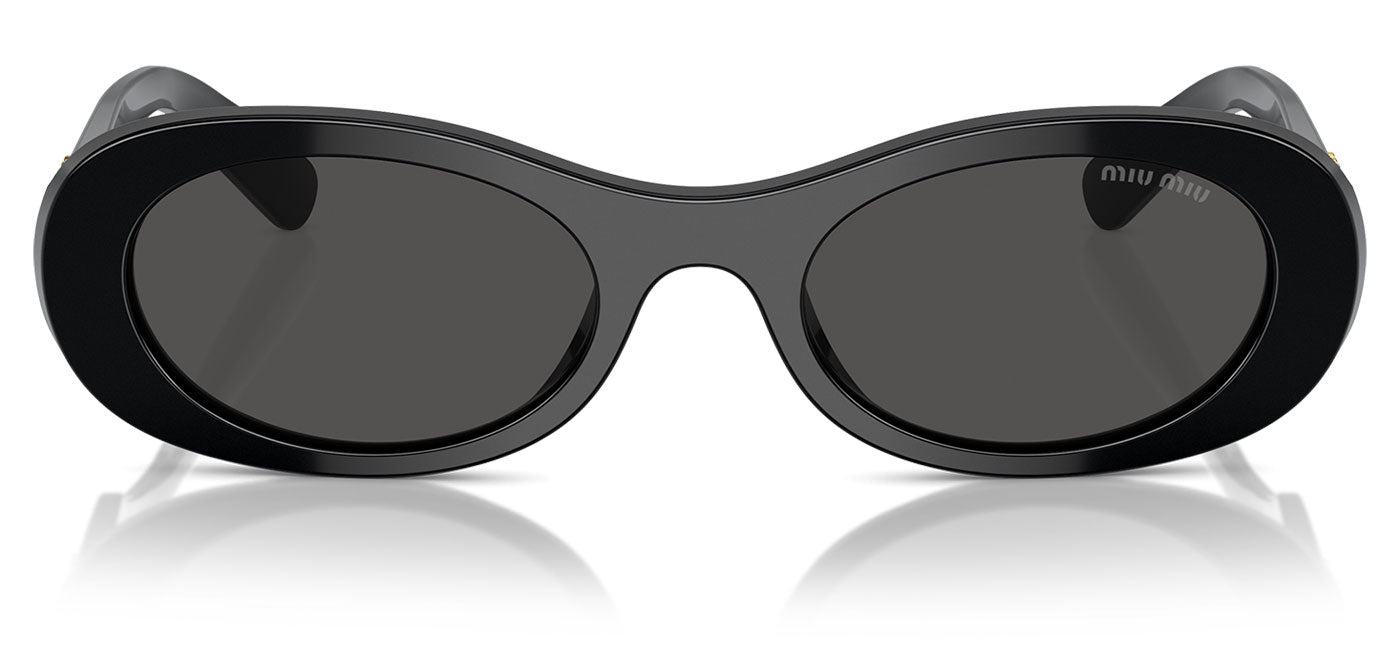 Miu Miu MU 06ZS Sunglasses - Black / Dark Grey