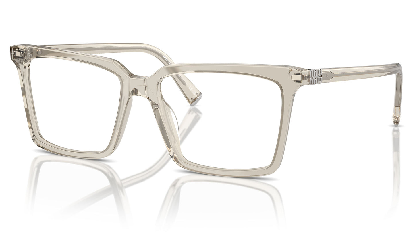 Miu Miu MU 08XV Glasses - Hemp Transparent