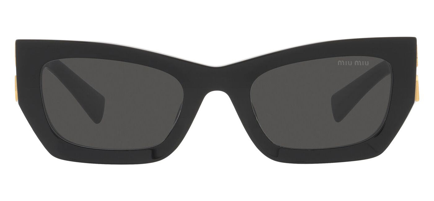 Miu Miu MU 09WS Sunglasses - Black / Dark Grey
