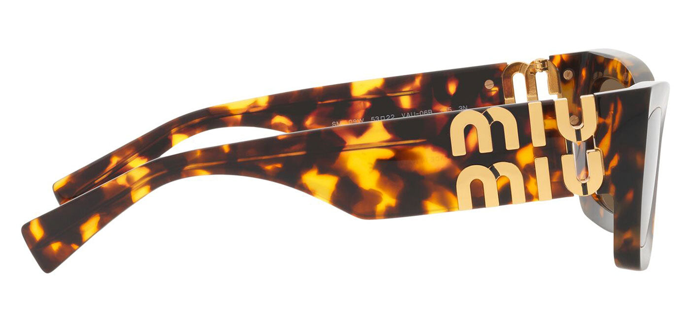 Miu Miu MU 09WS Sunglasses - Honey Havana / Dark Brown