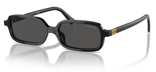 Miu Miu MU 11ZS Sunglasses - Black / Dark Grey