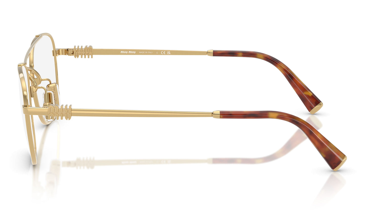 Miu Miu MU 51WV Glasses - Gold