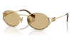 Miu Miu MU 52YS Sunglasses - Pale Gold / Yellow