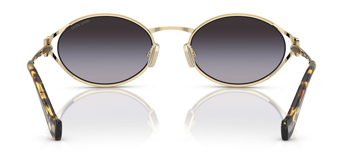 Miu Miu MU 52YS Sunglasses - Pale Gold / Grey Gradient