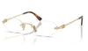 Miu Miu MU 53WV Glasses - Pale Gold / Clear