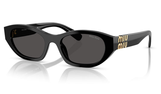 Miu Miu MU A03S Sunglasses - Black / Dark Grey