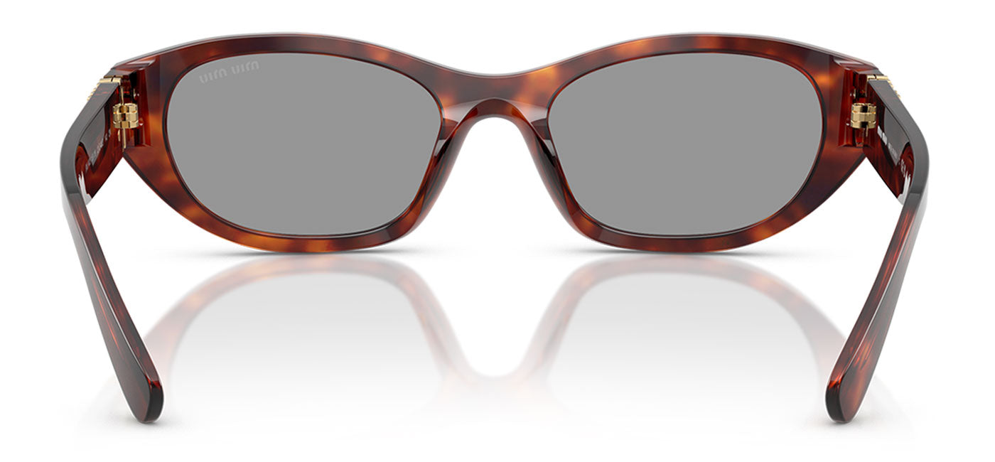 Miu Miu MU A03S Sunglasses - Havana Mahogany / Grey