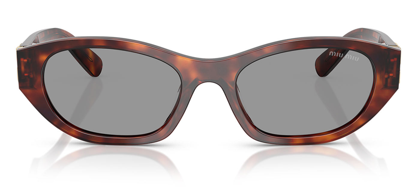 Miu Miu MU A03S Sunglasses - Havana Mahogany / Grey