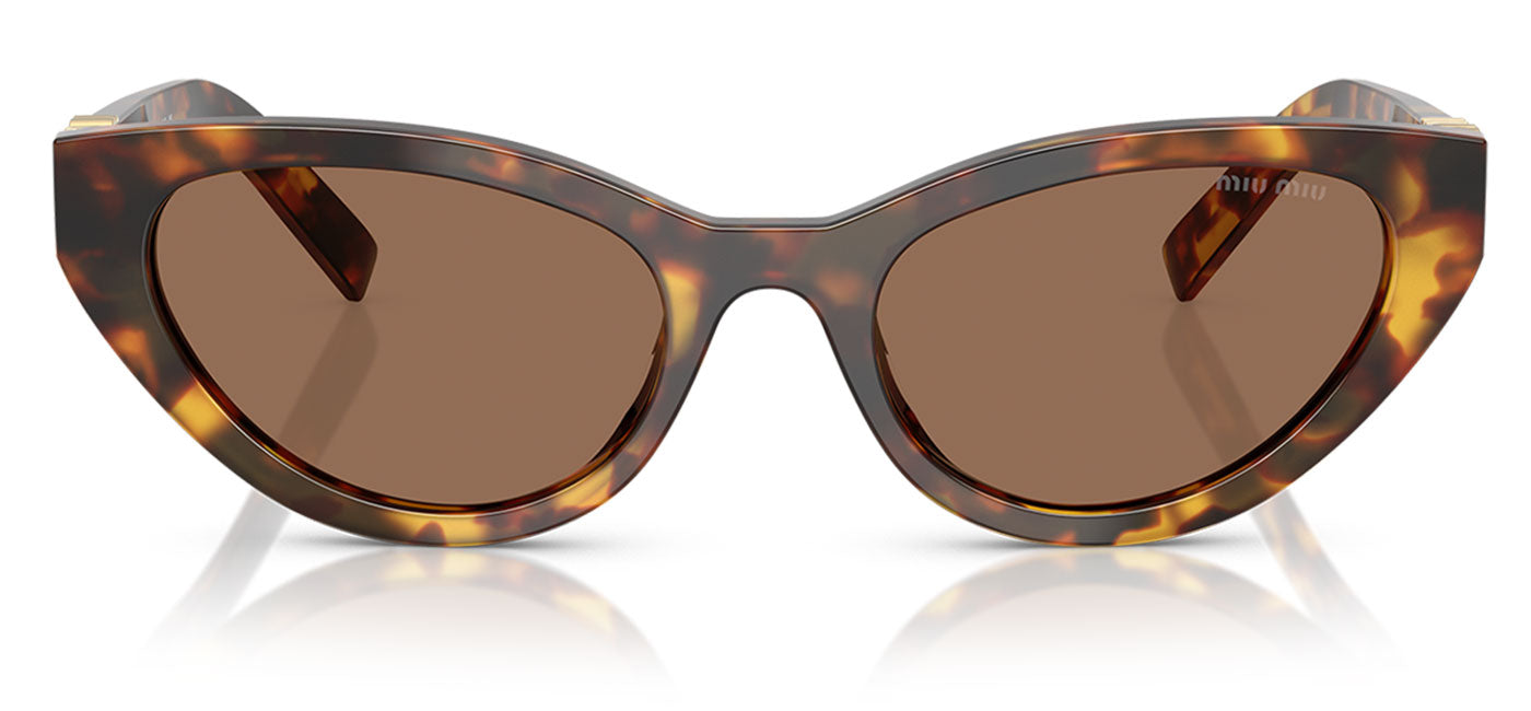Miu Miu MU A04S Sunglasses - Havana Honey / Dark Brown