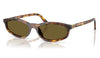 Miu Miu MU A06S Sunglasses - Honey Havana / Dark Brown